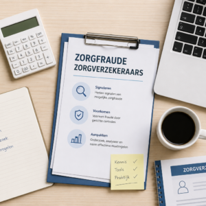 Leergang Zorgfraude voor Zorgverzekeraars